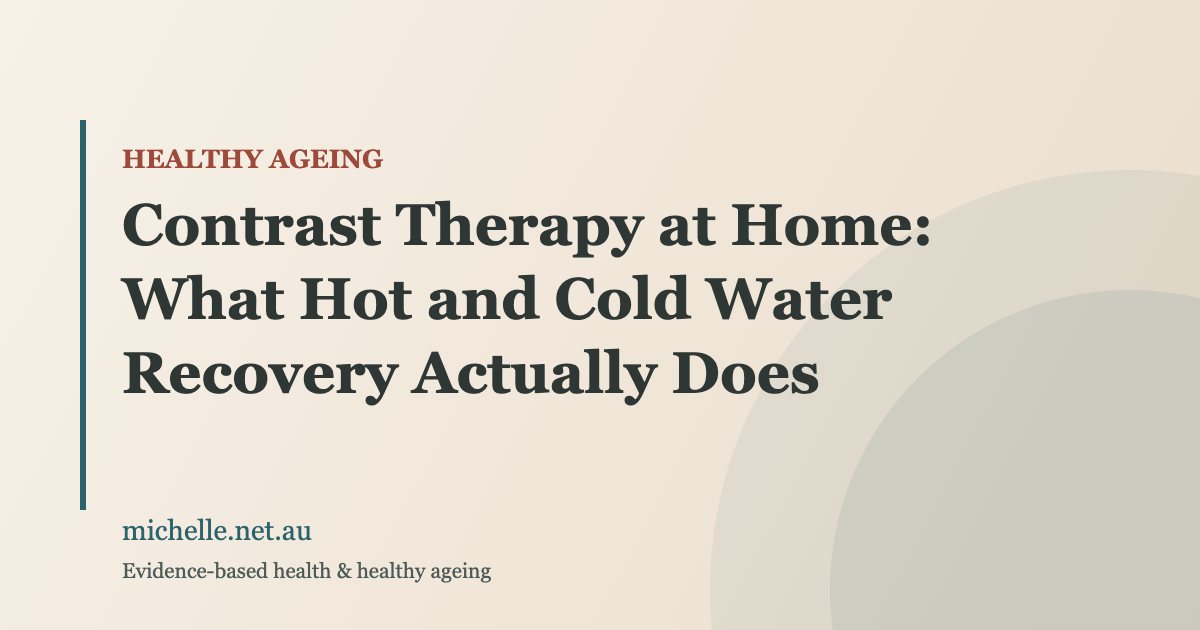 Contrast Therapy at Home: What Hot and Cold Really Do