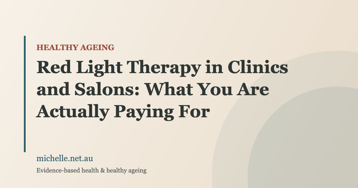 Red Light Therapy in Clinics: What You Are Paying For