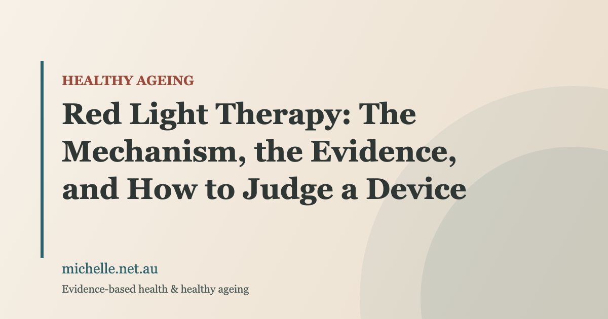 Red Light Therapy: The Evidence and How to Judge a Device