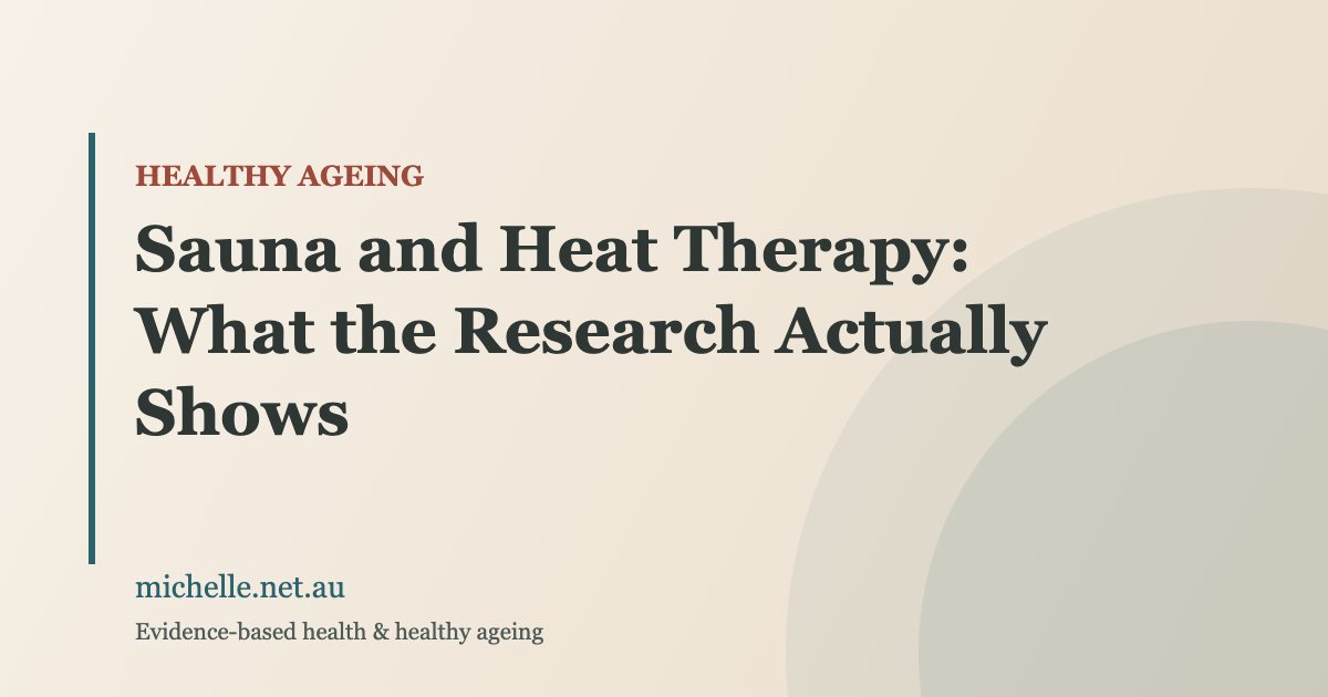 Sauna and Heat Therapy: What the Research Actually Shows